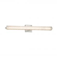 Justice Design Group FSN-8685-WEVE-NCKL - Edge 31" ADA Linear LED Wall/Bath
