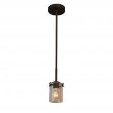 Justice Design Group FSN-8455-10-SEED-DBRZ-LED1-700 - Atlas 1-Light LED Mini-Pendant