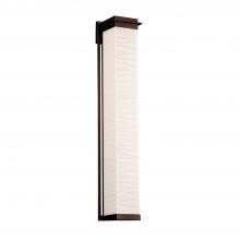 Justice Design Group PNA-7547W-WAVE-DBRZ - Pacific 48" LED Outdoor Wall Sconce