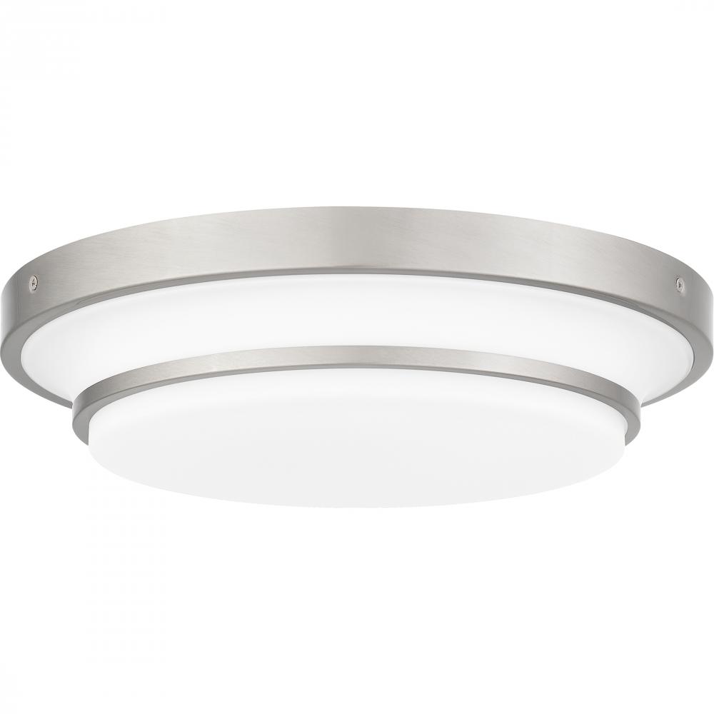 Cromwell Integrated LED Brushed Nickel Flush Mount Light