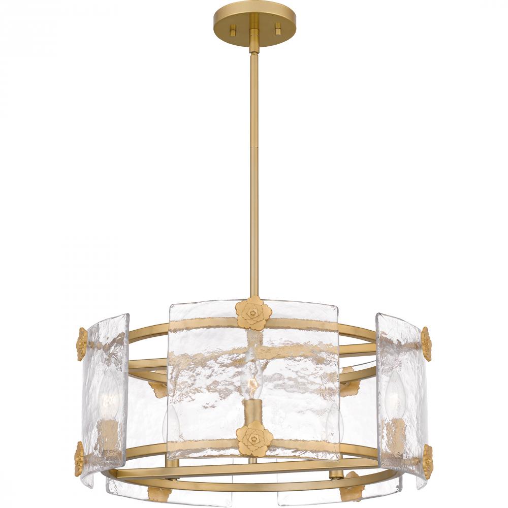 Jolie 5-Light Light Gold Pendant Light