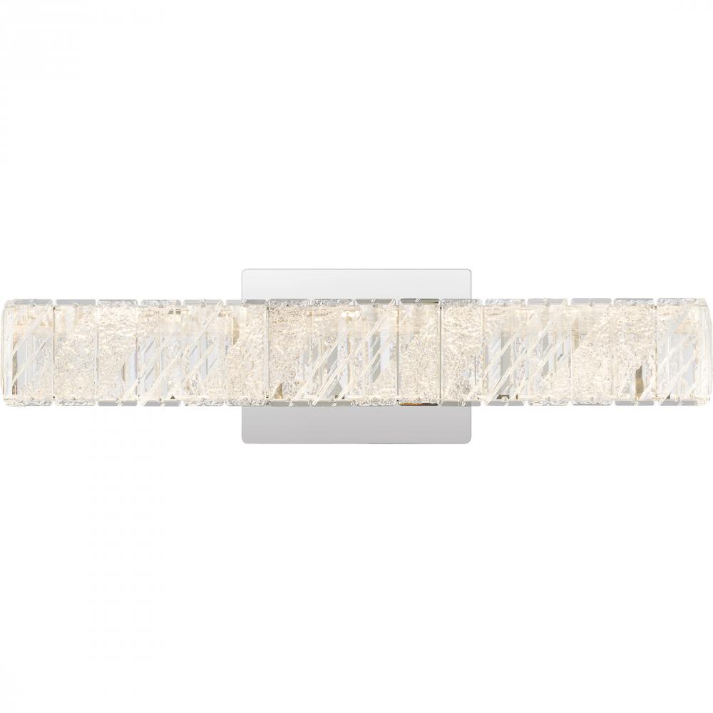 Garcelle Integrated LED Polished Chrome Bath Light