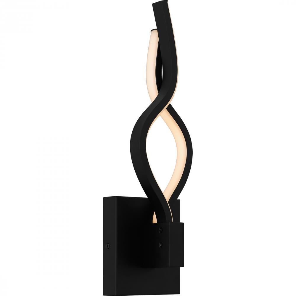 Isadora Integrated LED Matte Black Wall Sconce