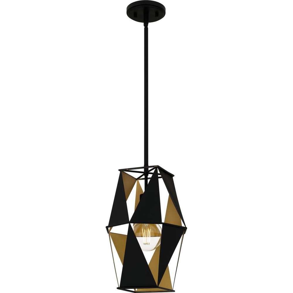 Wren 1-Light Matte Black Mini Pendant Light