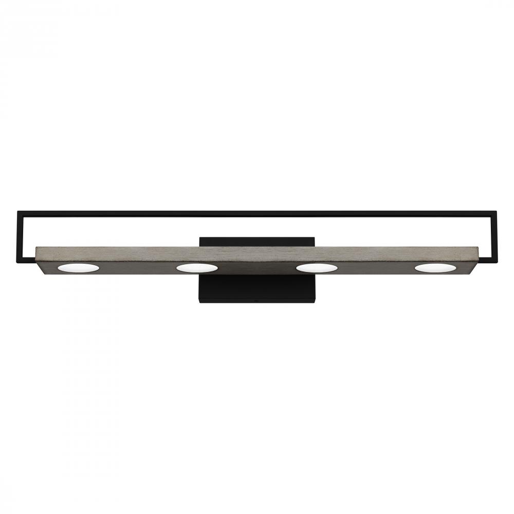 Winnett Integrated LED Matte Black Vanity Light