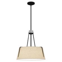 Quoizel LOA2818MBK - Leona 3-Light Matte Black Pendant Light