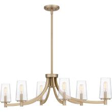 Quoizel MIC638BGD - Miccio 6-Light Bronze Gold Linear Chandelier