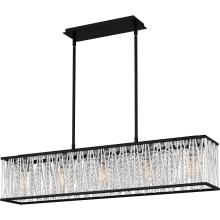 Quoizel PCCET538MBK - Celeste 5-Light Matte Black Linear Chandelier