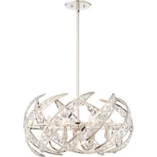 Quoizel PCCN2824PK - Crescent 6-Light Polished Nickel Pendant Light