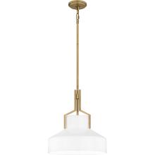 Quoizel QP6194AB - Brecken 2-Light Aged Brass Pendant Light