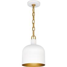 Quoizel QPP6206W - Raquel 1-Light Matte White Mini Pendant Light