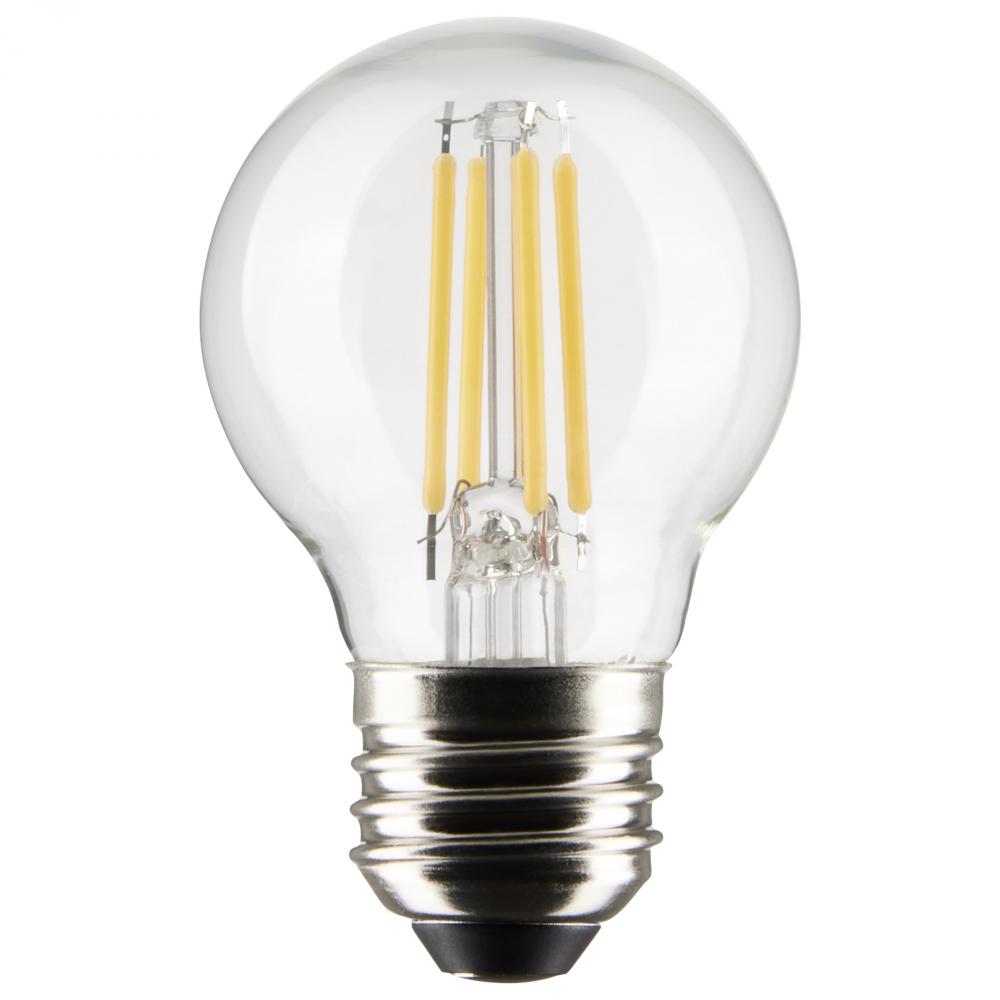 4 Watt G16.5 LED Filament; Clear; Medium Base; 5000K; 120 Volt; 2-Pack