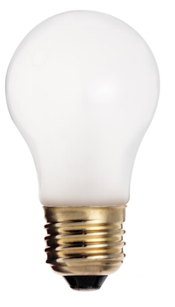 40 Watt A15 Incandescent; Frost; Appliance Lamp; 2500 Average rated hours; 265 Lumens; Medium base;