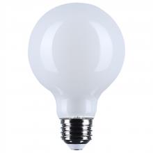 Satco Products Inc. S12483 - 6 Watt G25 LED; Medium Base; White Finish; 3500K CCT; 120 Volt