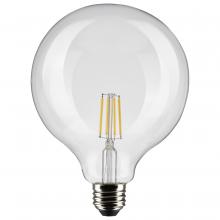 Satco Products Inc. S21248 - 4 Watt G40 LED Filament; Clear; Medium base; 90 CRI; 2700K; 120 Volt