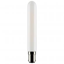 Satco Products Inc. S21377 - 4 Watt T6.5 LED; Frosted; Double Contact Bayonet Base; 4000K; 360 Lumens; 120 Volt