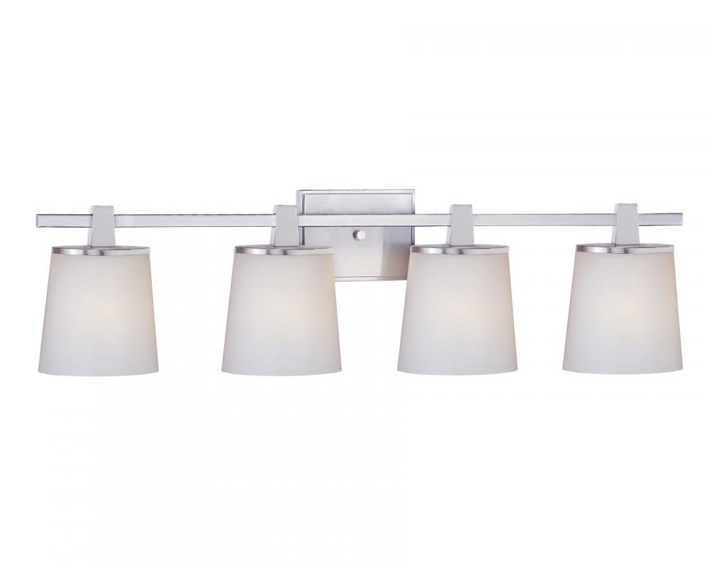 Ellipse 4Lt Bath Satin Nickel