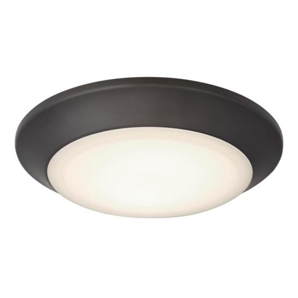 7.5 in. 16W Dimmable LED Surface Mount with Color Temperature Selection Black-Bronze Finish