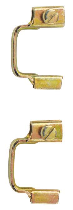 Two Brass Finish CompactFluorescent LampHarp Expanders