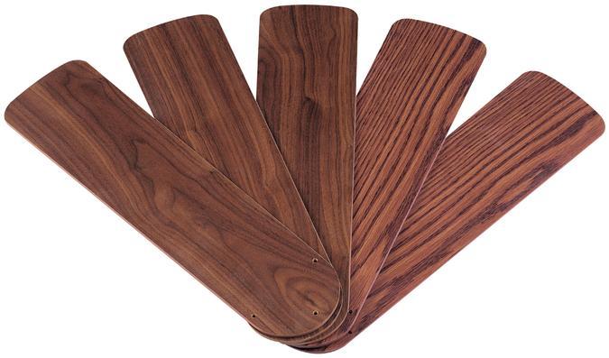 52" Oak/Walnut Reversible Replacement Fan Blades