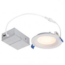 Westinghouse 5226100 - 10W Stepped Baffle Slim Recessed LED Downlight Color Temperature Selection 4 in. Dimmable