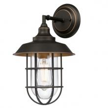 Westinghouse 6121600 - Wall Fixture Black-Bronze Finish with Highlights Clear Glass