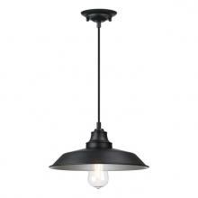 Westinghouse 6132300 - Pendant Matte Black Finish