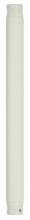 Westinghouse 7724000 - 1/2 ID x 12" White Finish Extension Downrod