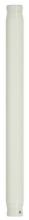 Westinghouse 7725100 - 3/4 ID x 12" White Finish Extension Downrod