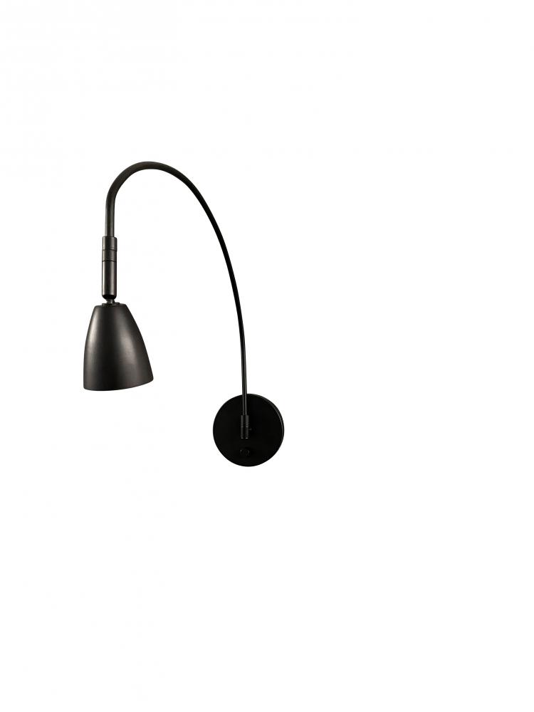 Advent Arch LED Black Direct Wire Library Light (GU10 LED Included)