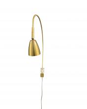 House of Troy AALED-NTB - Advent Arch LED Natural Brass Plug In Picture Light (GU10 LED Included)