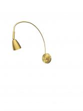 House of Troy DAALEDL-NTB - Advent Arch LED Natural Brass Direct Wire Library Light (GU10 LED Incl)