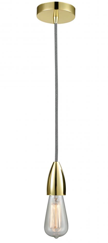Fairchild - 1 Light - 2 inch - Gold - Cord hung - Mini Pendant