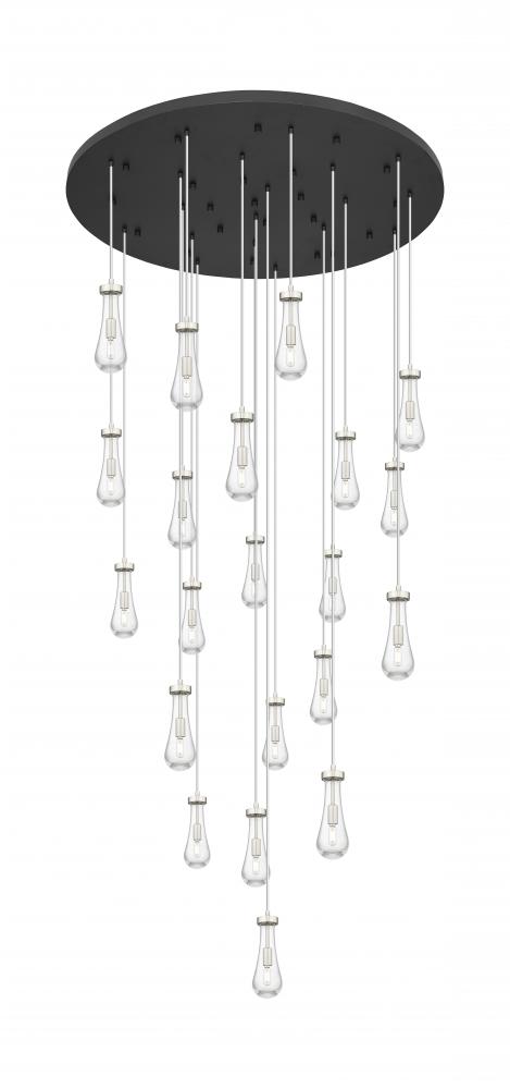 Owego - 21 Light - 48 inch - Brushed Satin Nickel - Multi Pendant