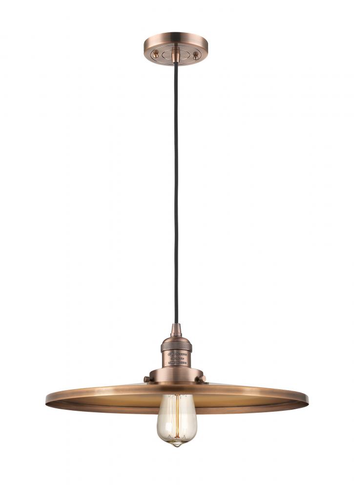Appalachian - 1 Light - 16 inch - Oil Rubbed Bronze - Cord hung - Mini Pendant