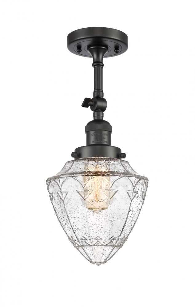 Bullet - 1 Light - 6 inch - Oil Rubbed Bronze - Adjustable Semi-Flush Mount