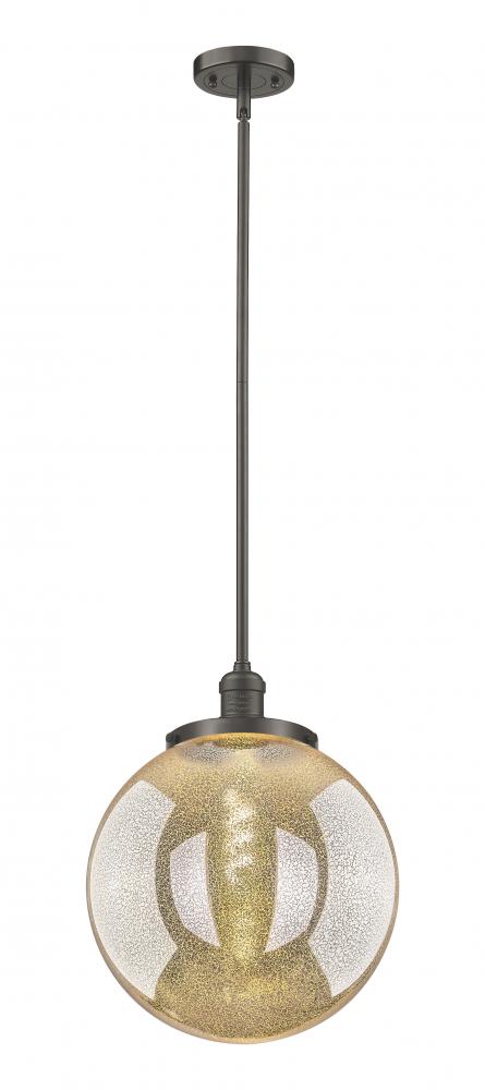 Beacon - 1 Light - 14 inch - Oil Rubbed Bronze - Stem Hung - Pendant