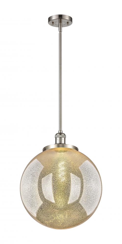 Beacon - 1 Light - 16 inch - Brushed Satin Nickel - Stem Hung - Pendant