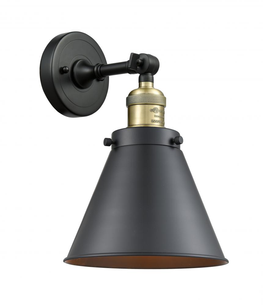 Appalachian - 1 Light - 8 inch - Black Antique Brass - Adjustable Sconce