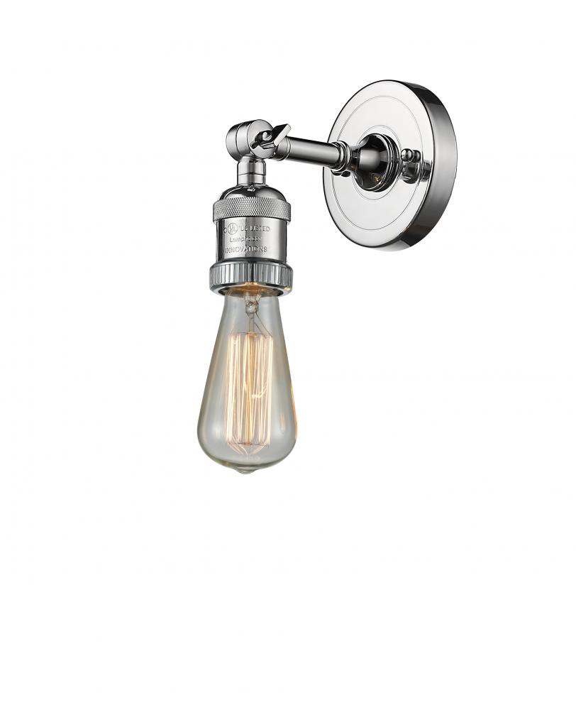 Bare Bulb - 1 Light - 5 inch - Polished Chrome - Adjustable Sconce