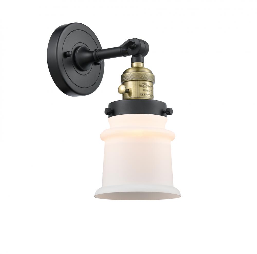 Canton - 1 Light - 5 inch - Black Antique Brass - Adjustable Sconce