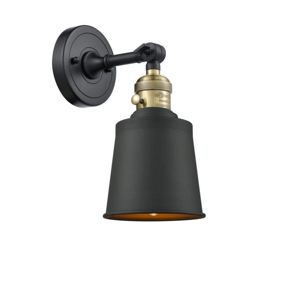 Addison - 1 Light - 5 inch - Black Antique Brass - Adjustable Sconce