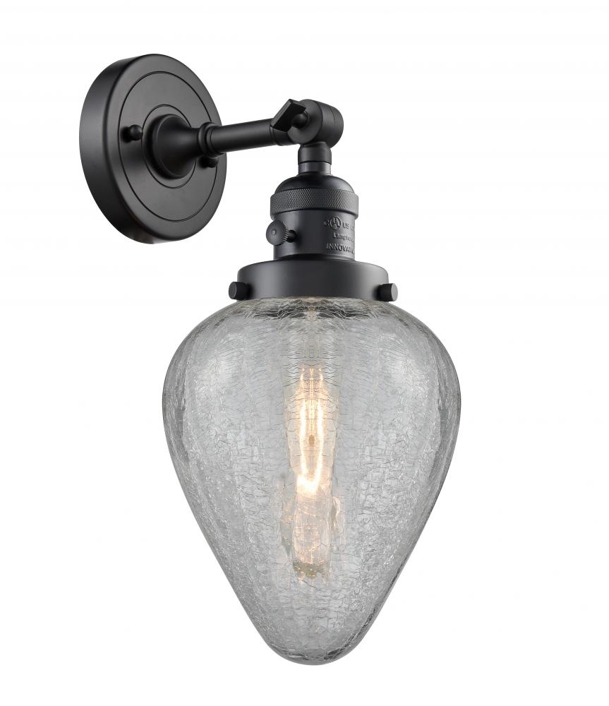 Geneseo - 1 Light - 7 inch - Matte Black - Adjustable Sconce