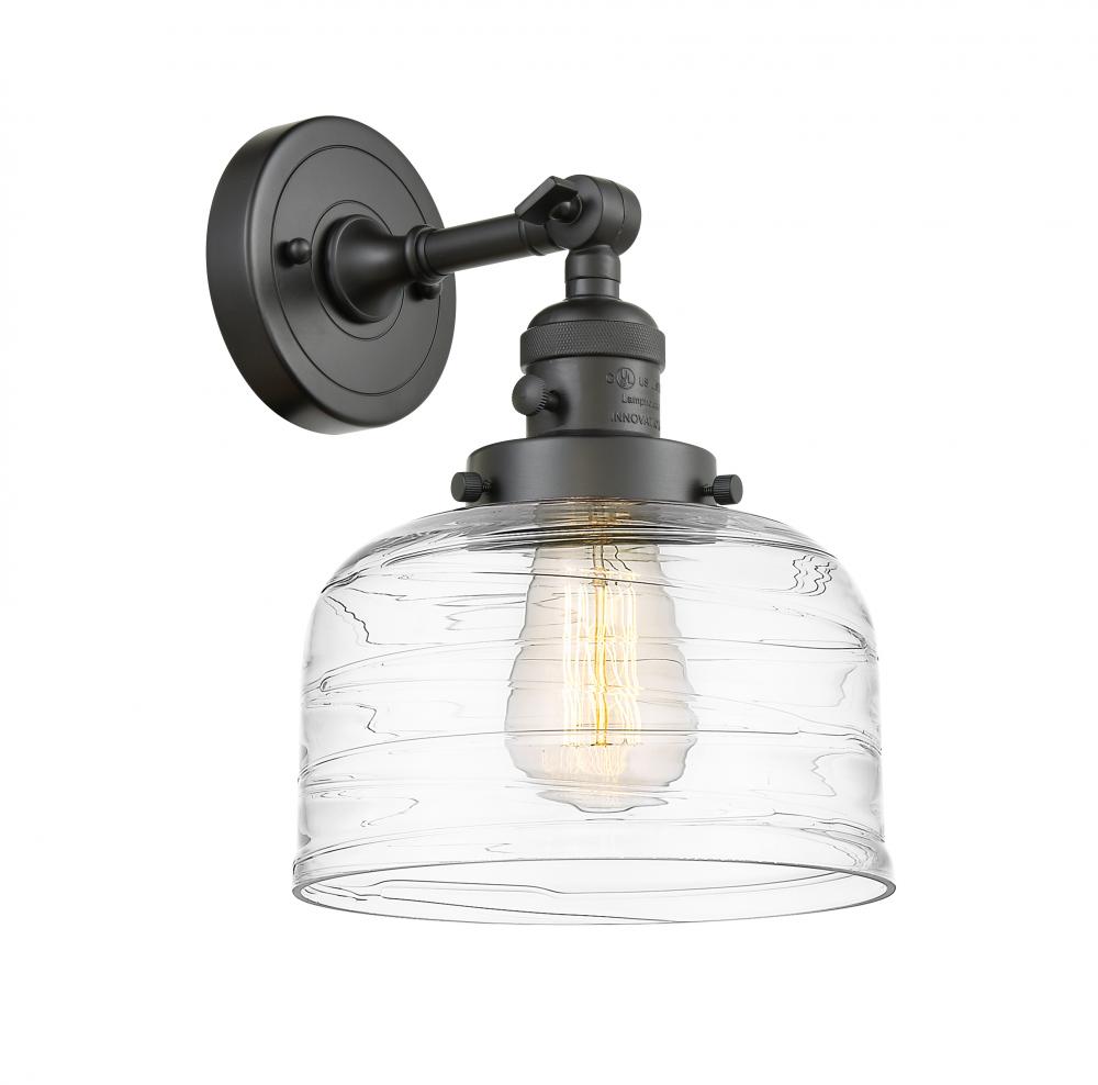 Bell - 1 Light - 8 inch - Oil Rubbed Bronze - Adjustable Sconce