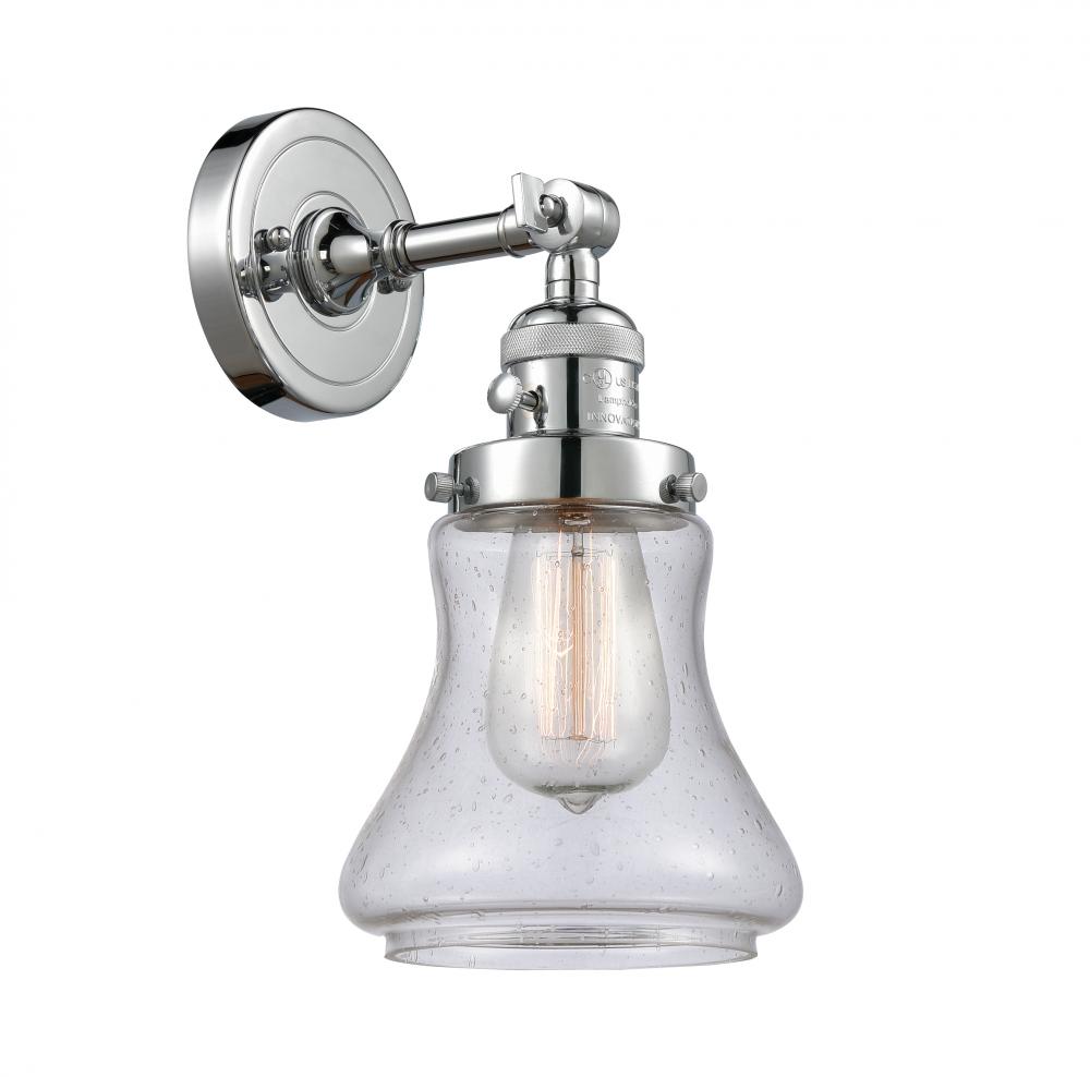 Bellmont - 1 Light - 7 inch - Polished Chrome - Adjustable Sconce