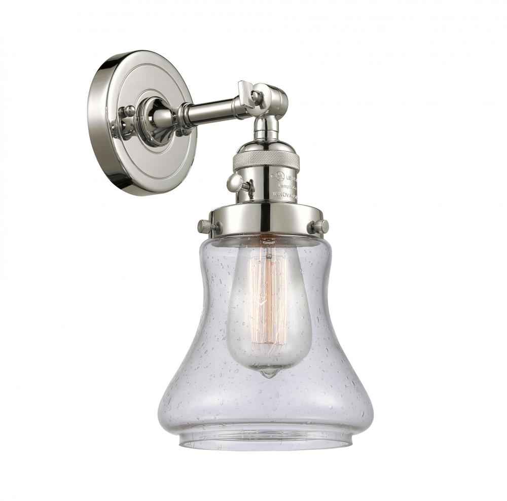 Bellmont - 1 Light - 7 inch - Polished Nickel - Adjustable Sconce
