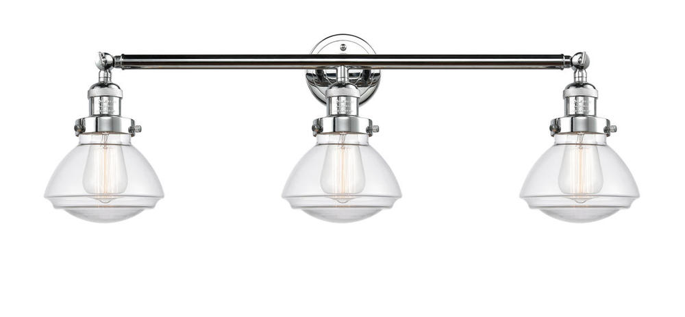 Olean - 3 Light - 31 inch - Polished Chrome - Bath Vanity Light