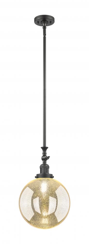 Beacon - 1 Light - 10 inch - Oil Rubbed Bronze - Stem Hung - Adjustable Mini Pendant