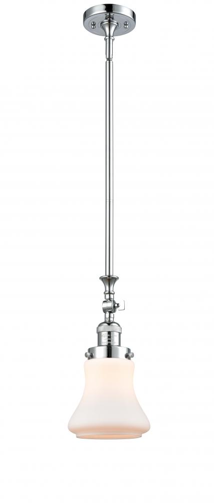 Bellmont - 1 Light - 6 inch - Polished Chrome - Stem Hung - Adjustable Mini Pendant
