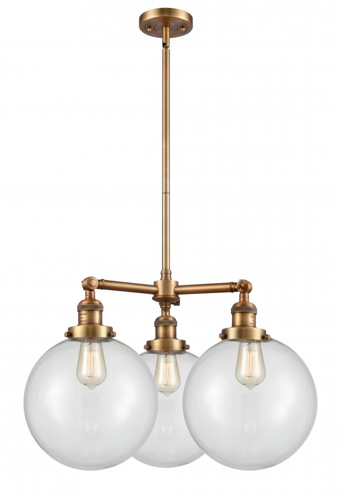 Beacon - 3 Light - 24 inch - Brushed Brass - Stem Hung - Chandelier